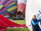 Májová fiesta, horkovzduný balon, balonové létání, Slapská pehrada, pyl,...