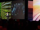 Michael Dell představuje firmu AeroFarms na konferenci Dell Technologies World...
