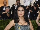 Salma Hayeková na Met Gala (New York, 7. kvtna 2018)