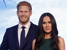 Princ Harry a Meghan Markle v muzeu voskových figurín Madame Tussauds (Londýn,...