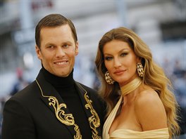 Tom Brady a Gisele Bündchenová na Met Gala (New York, 7. kv�tna 2018)