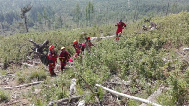 Rozshl por, kter zashl ve tvrtek odpoledne Vysok Tatry, maj u hasii pod kontrolou (4. kvtna 2015).