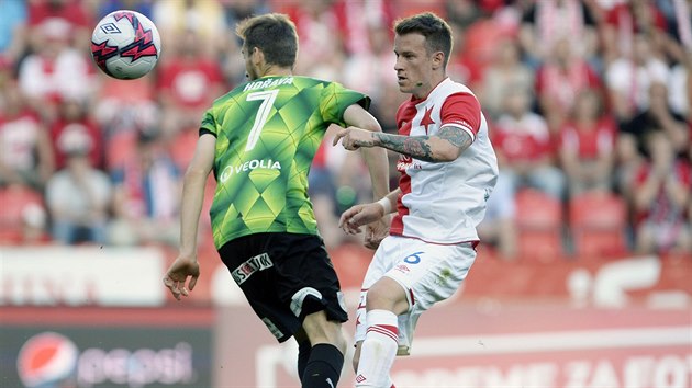 Tom Hoava z Plzn a Jan Skora ze Slavie.