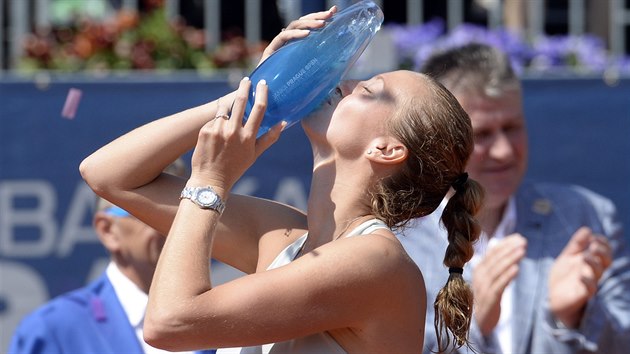 Tenistka Petra Kvitov poprv ovldla domc turnaj v prask Stromovce.