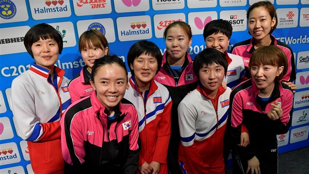 Týmy Severní a Jižní Koreje oznámily, že na mistrovství světa ve stolním tenise utvoří jedno družstvo.