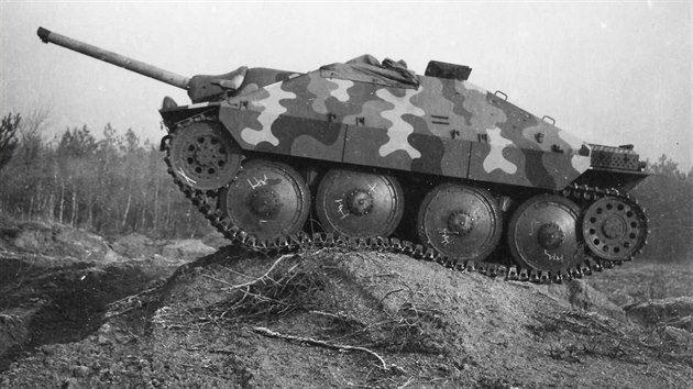 Německý stíhač tanků Hetzer, zkušební jízda