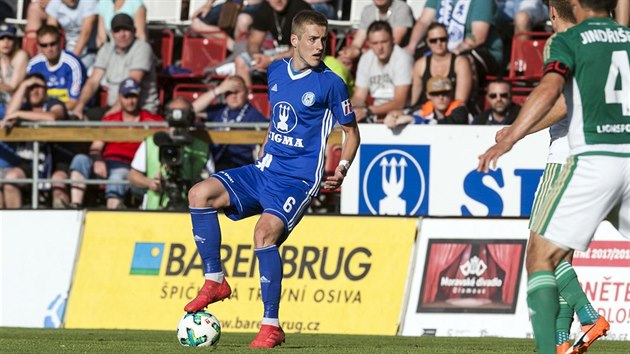 Olomouck� Jakub Pl�ek v akci proti Bohemians.