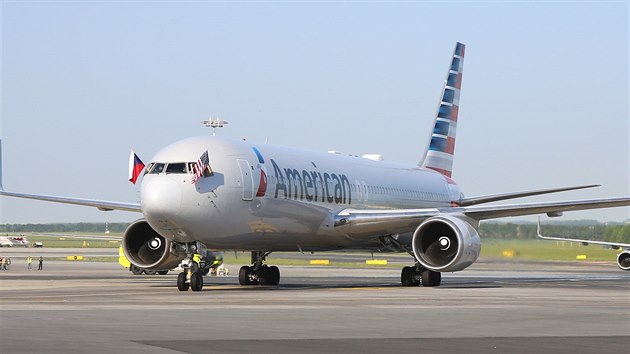 Letecká společnost American Airlines zahájila pravidelné lety mezi Prahou a Filadelfií. (5. května 2018)