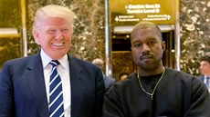 Donald Trump a Kanye West (New York, 13. prosince 2016)