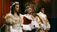 Lucie Zední�ková, Milan Stehlík a Jan ��astný v pohádce Princezna za dukát...