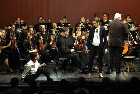 Scéna z koncertního provedení Mozartovy opery La clemenza di Tito ve Stavovském...