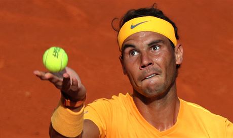 Rafael Nadal na turnaji v Madridu.