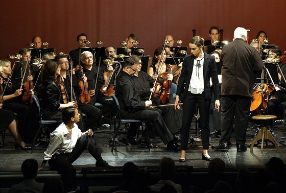Scéna z koncertního provedení Mozartovy opery La clemenza di Tito ve Stavovském...