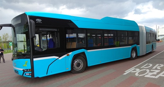 Tak vypadá osmnáctimetrový autobus Solaris Urbino 18 CNG, který bude jezdit po...