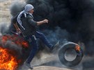 Palestinské protesty na hranicích Gazy (14. kvtna 2018)