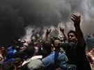 Nepokoje na hranicích Izraele a Gazy (14. kvtna 2018)
