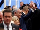 Izraelský premiér Benjamin Netanjahu na slavnostním otevení americké ambasády...
