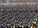 Íránské revoluní gardy na pehlídce v Teheránu (21. záí 2012)