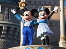 Mickey Mouse a jeho dve Minnie se stali maskoty zábavních center napí...