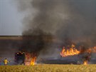 Izraeltí hasii hasí poár, který zpsobil drak s kusem hoící látky (15....
