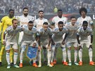 Základní sestava Olympique Marseille na finále Evropské ligy proti Atlétiku...