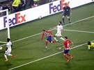 Antoine Griezmann z Atlétika Madrid stílí svj druhý gól ve finále Evropské...