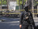 Bombové útoky v kostelech ve druhém největším indonéském městě Surabaya na...