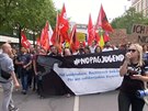 Desítky tisíc lidí protestovaly v Mnichov proti novému bavorskému zákonu o...
