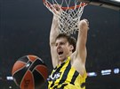 Jan Veselý z Fenerbahce smeuje do koe algirisu.