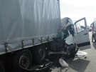 Při dopravní nehodě na dálnici D5 u sjezdu na Nýřany včera odpoledne zemřel...