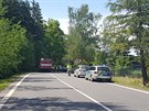 Pi dopravní nehod dvou osobních vozidel na Plzesku u obce Lhty zemela...