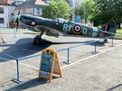 Legendární Spitfire nemohl na výstav v Klatovech chybt.