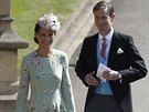 Pippa Middletonová a její manžel James Matthews na svatbě prince Harryho a...