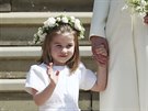 Princezna Charlotte na svatb prince Harryho a Meghan Markle (Windsor, 19....