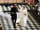 Princ Harry a Meghan Markle se vzali v kapli svatého Jií na hrad Windsor 19....