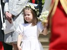 Princezna Charlotte coby druika na svatb strýka Harryho (Windsor, 19....