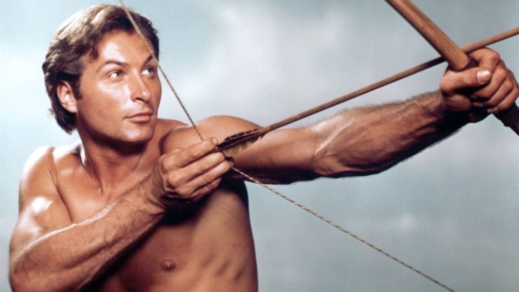 Lex Barker jako Tarzan v roce 1949