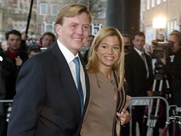 Nizozemský korunní princ Willem-Alexander a Máxima Zorreguieta (Amsterdam, 1....