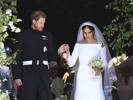 Princ Harry a Meghan Markle se vzali v kapli svatého Ji�í na hrad� Windsor 19....