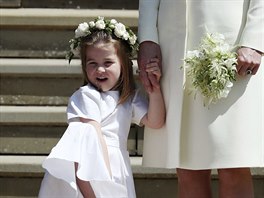Princezna Charlotte na svatb prince Harryho a Meghan Markle (Windsor, 19....