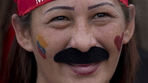 Pedvolebn mtink venezuelskho prezidenta Nicolse Madura v Caracasu (17. kvtna 2018)