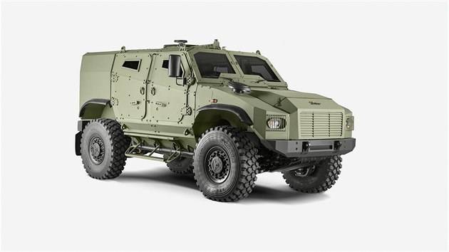 Zetor představil taktické obrněné vozidlo GERLACH 4x4