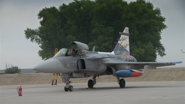 Výroční Gripen 211. letky pro prestižní cvičení tygřích letek NATO