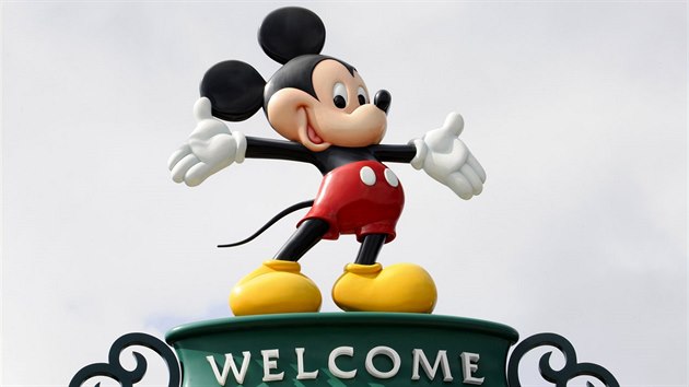 Neznmj animovan postava na svt a ikona znaky Walt Disney. To je Mickey Mouse.
