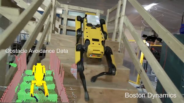 Robotický pejsek SpotMini se orientuje v prostoru samostatn