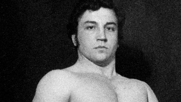 Franta Kocourek jako zápasník