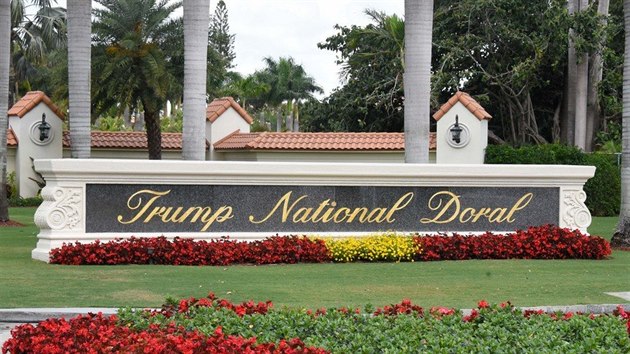 Trumpovo golfov hit ve floridskm Doralu (18. kvtna 2018)