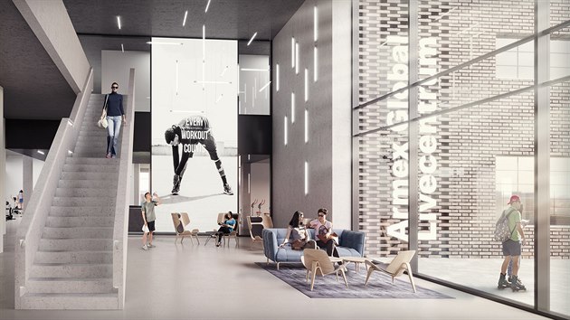 Multifunk�n� d�m pobl� Masarykova n�m�st� m� m�t dv� patra byt� a v p��zem� fitness �i restauraci.