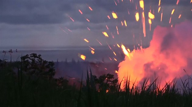 Havajská sopka hrozí dalšími erupcemi