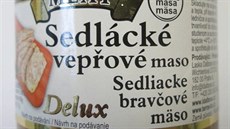 �izené vep�ové konzervy v �et�zci Kaufland.